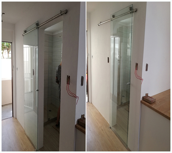 Frameless Sliding Door